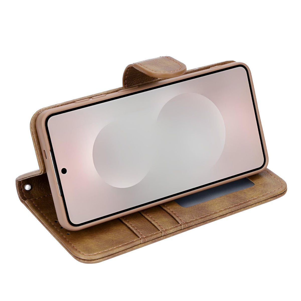 Samsung Galaxy A37 Hoesje - Bruin - Luxe Portemonnee Bookcase