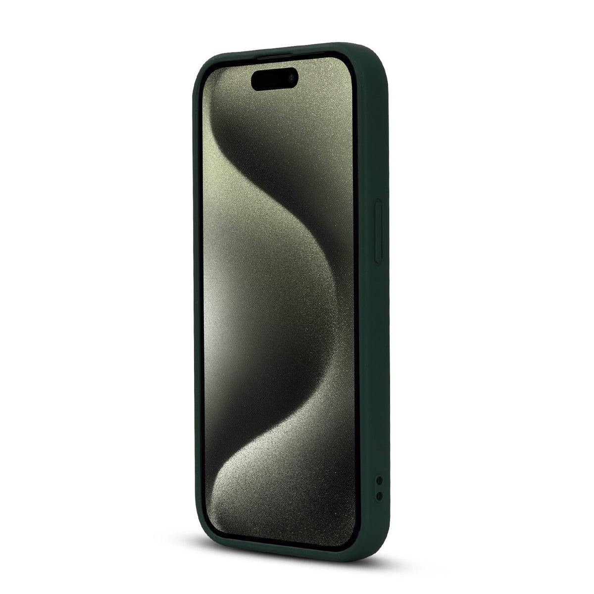 Apple iPhone 15 Plus Hoesje - Groen - Carbon MagSafe Back Cover