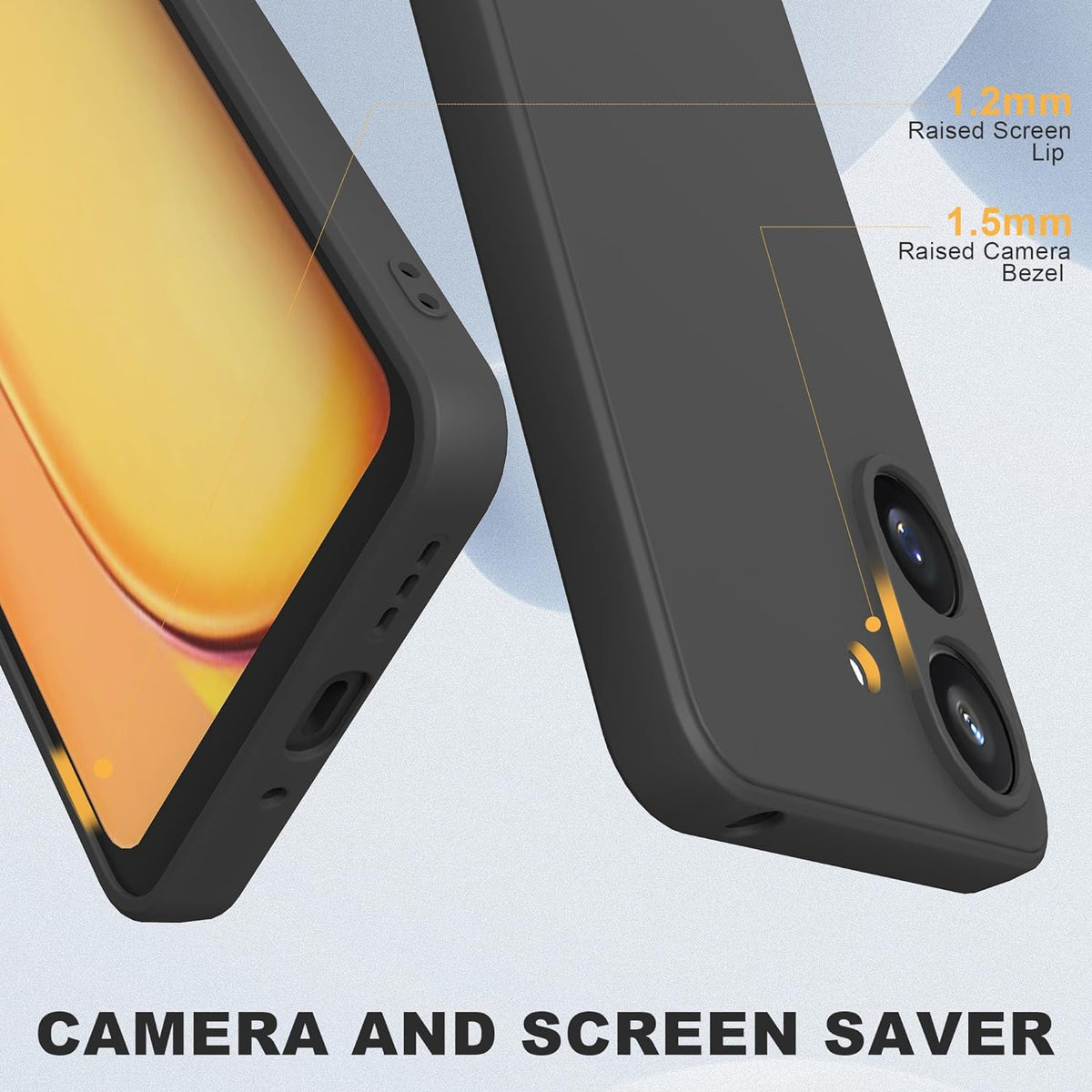 Xiaomi Redmi 13C Case - Black - Silicone Back Cover