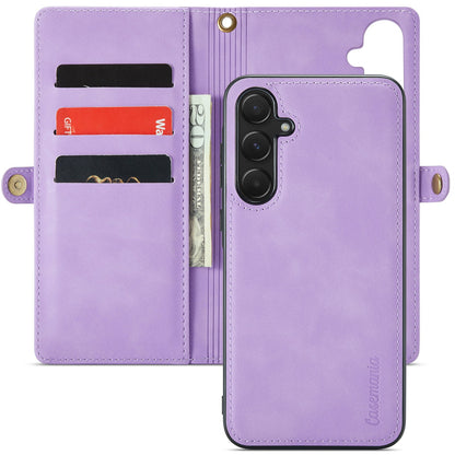 Samsung Galaxy A55 Case - Bright Lila - 2-in-1 Wallet Case with 10 Card Slots