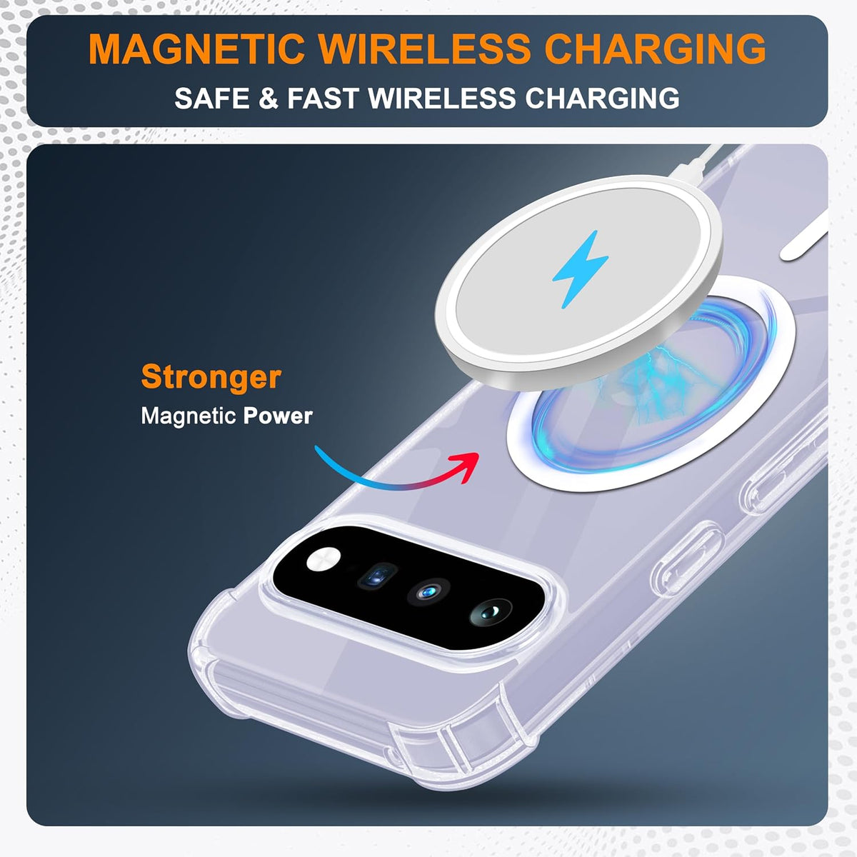 Google Pixel 11 Pro XL Hoesje - Transparant - Anti-Shock Magnetisch Back Cover