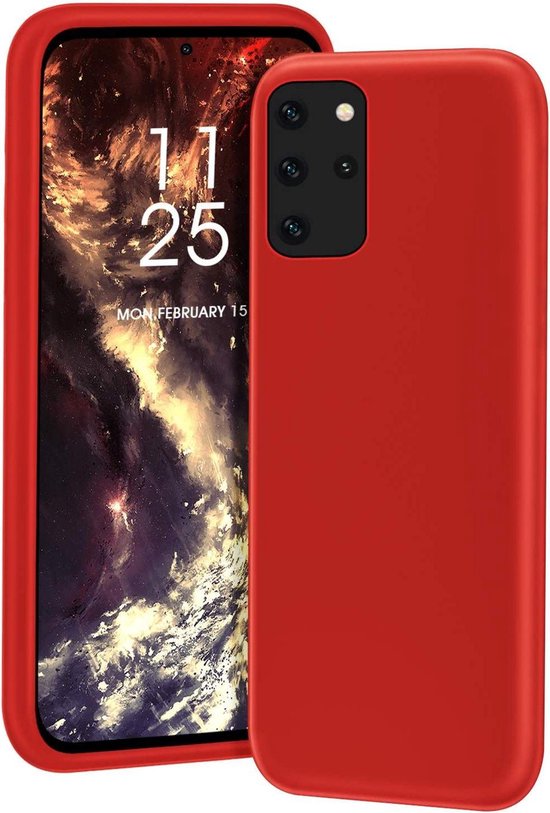 Samsung Galaxy S20 Ultra Hoesje - Rood - Siliconen Back Cover