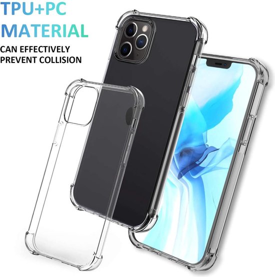 Apple iPhone 12 Hülle - Transparent - Stoßfestes Backcover