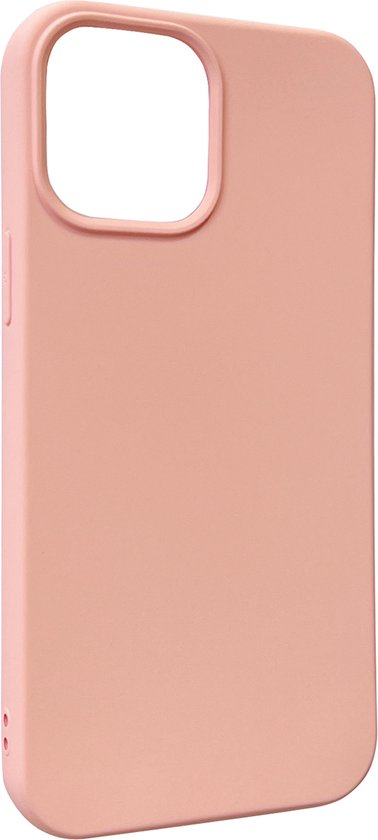 Apple iPhone 13 Pro Max Hoesje - Roze - Siliconen Back Cover