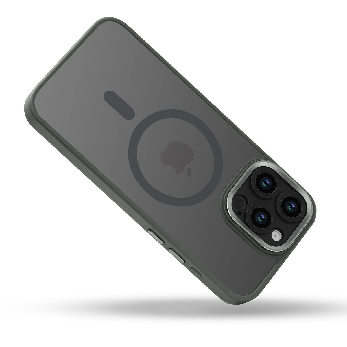 Apple iPhone 14 Pro Max Hoesje - Grijs - Bumper MagSafe Back Cover
