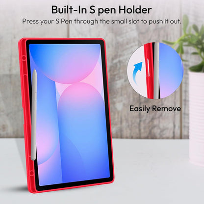 Samsung Galaxy Tab S10 Lite Tablethoes - Rood - Smart Cover