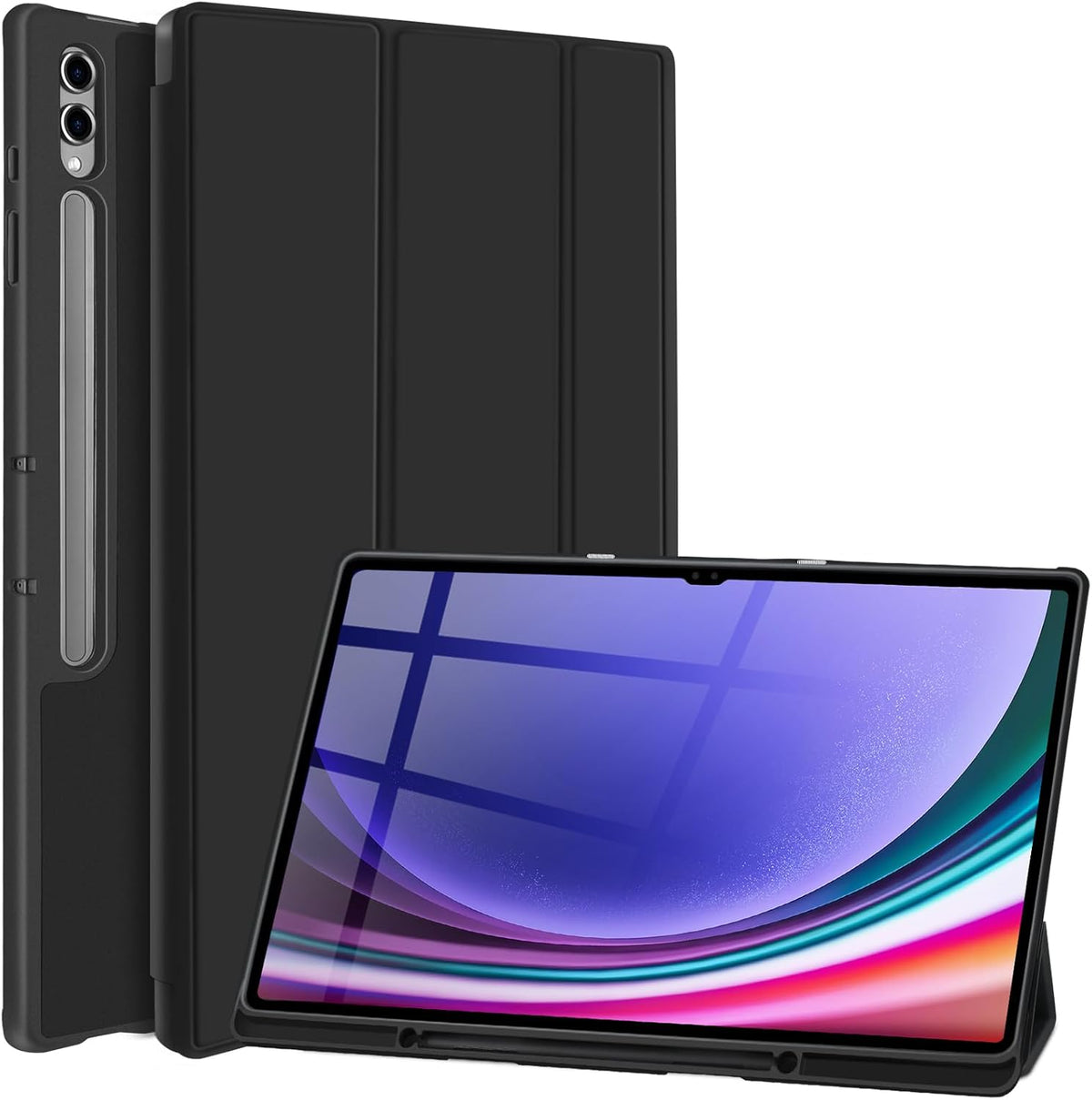Étui pour tablette Samsung Galaxy Tab S10 Plus - Noir - Smart Cover