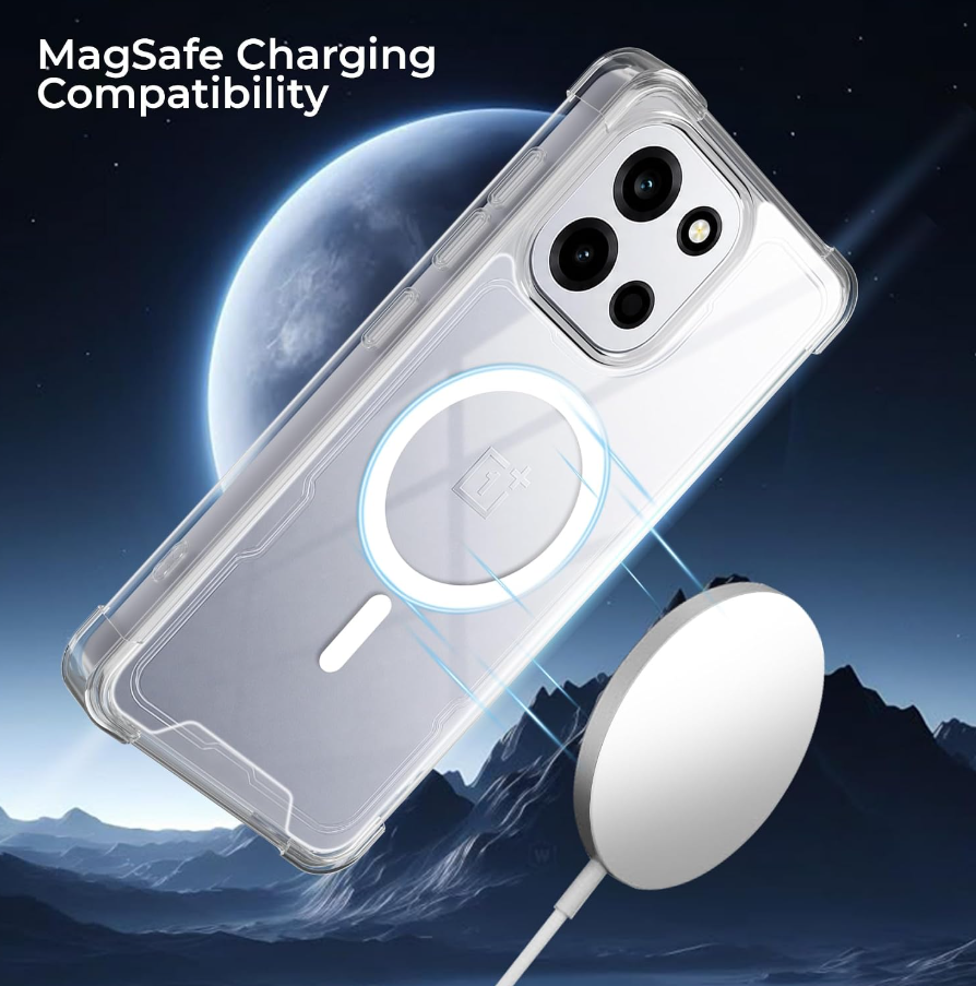 OnePlus Nord 6 Hoesje - Transparant - Anti-Shock MagSafe Back Cover