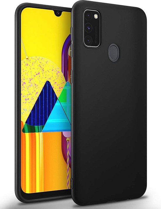 Samsung Galaxy M21 Case - Black - Silicone Back Cover