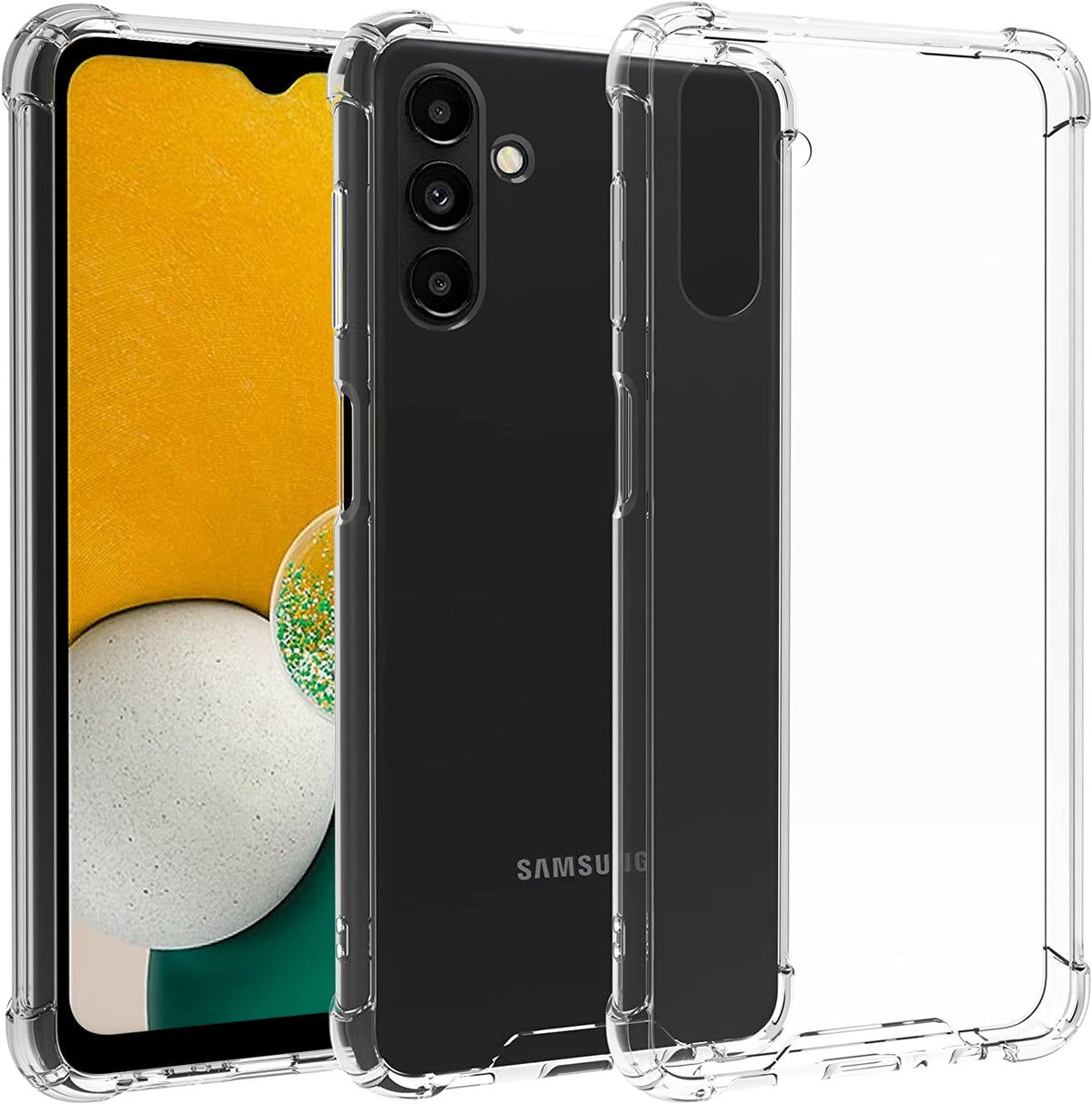 Samsung Galaxy A04s Hoesje - Transparant - Anti-Shock Back Cover