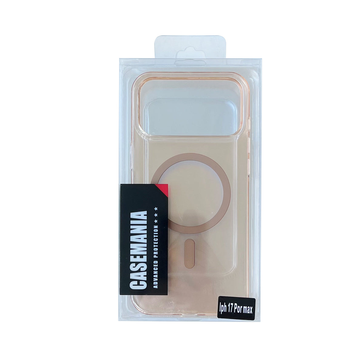 Apple iPhone 18 Pro Max Hoesje - Bruin - Kristalhelder MagSafe Back Cover