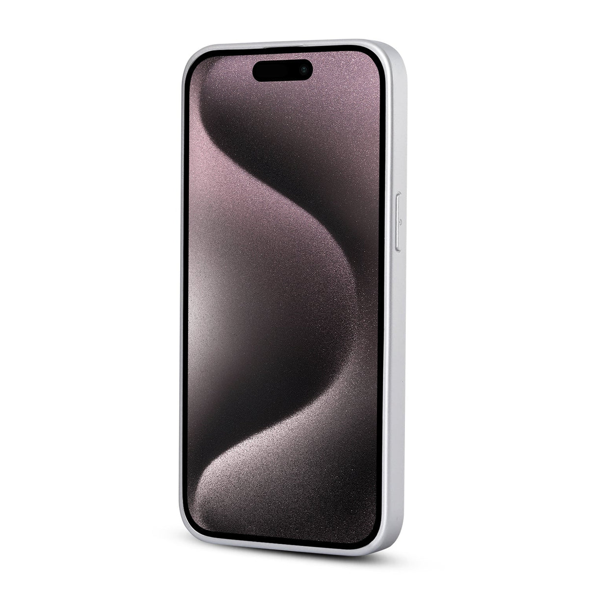 Apple iPhone 14 Pro Hülle - Rosa - Marmor-Glitzer-MagSafe-Backcover