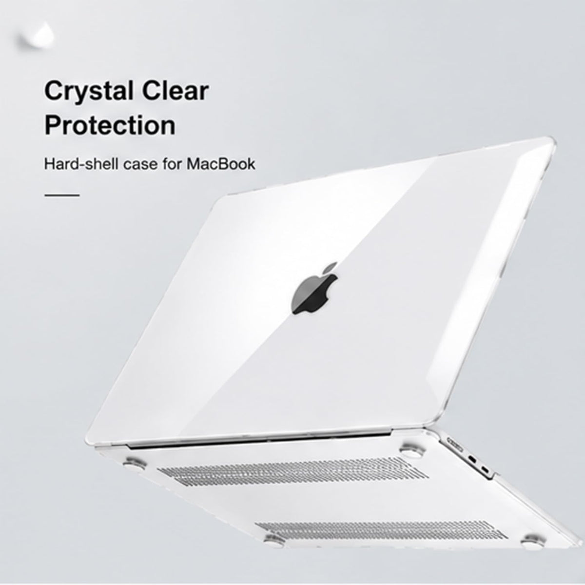 Apple MacBook Pro M5/M4/M3/M2/M1 (16-inch) - Transparant - Laptop Hardcase Cover met Ventilatie-openingen