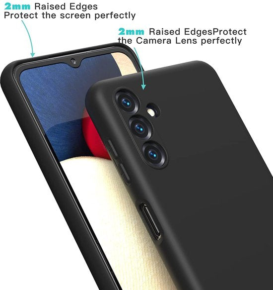 Samsung Galaxy A04s Hoesje - Zwart - Siliconen Back Cover