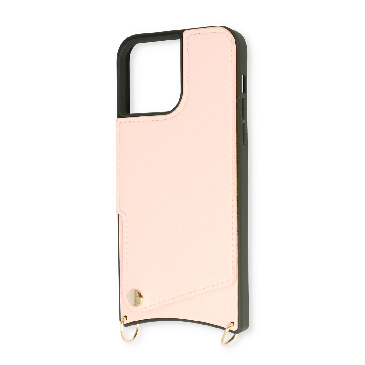 Apple iPhone 11 Pro Max Hoesje - Roze - Back Cover met Pols Bandje en Telefoonkoord