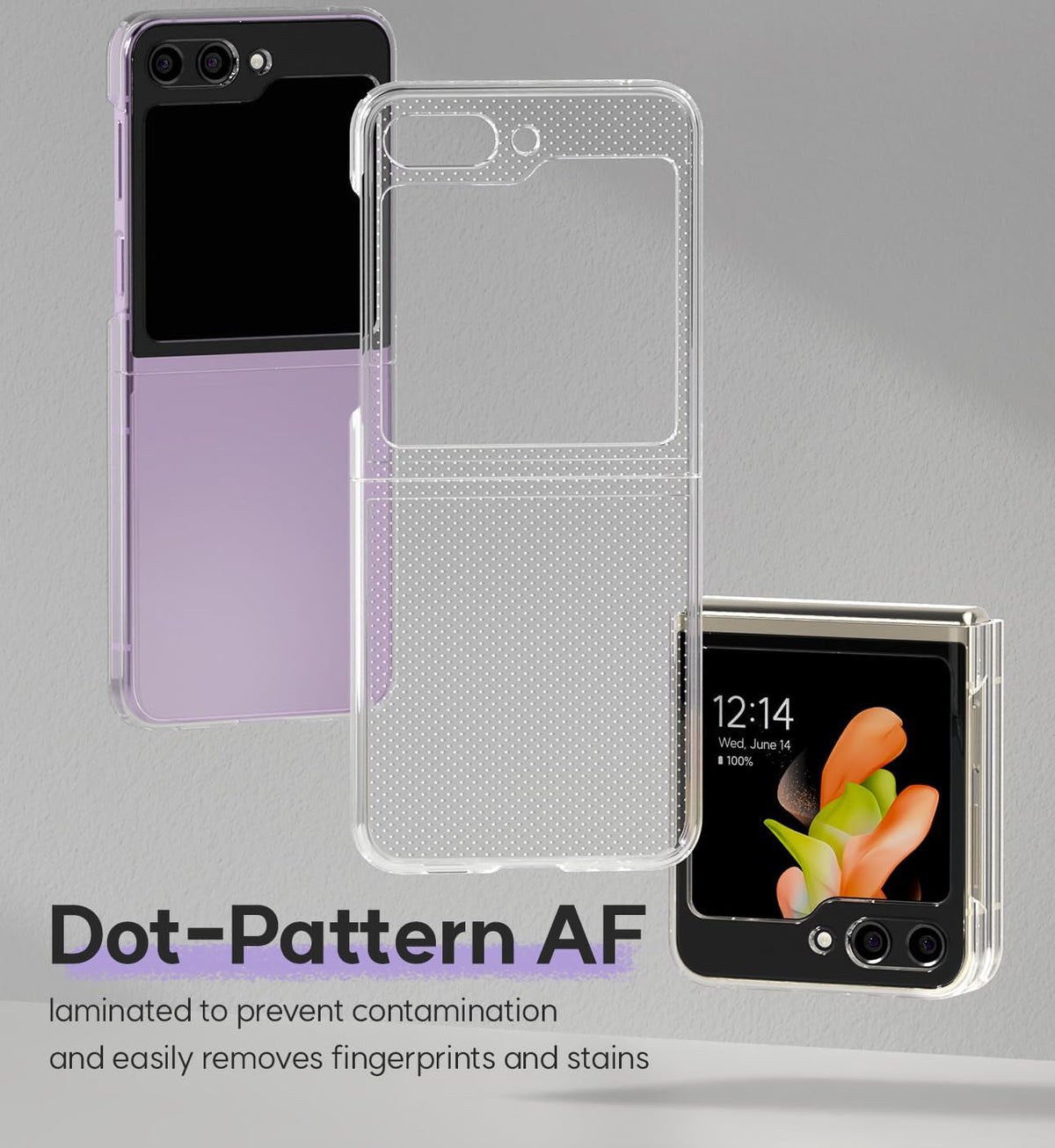 Samsung Galaxy Z Flip 5 Hoesje - Transparant - Siliconen Back Cover