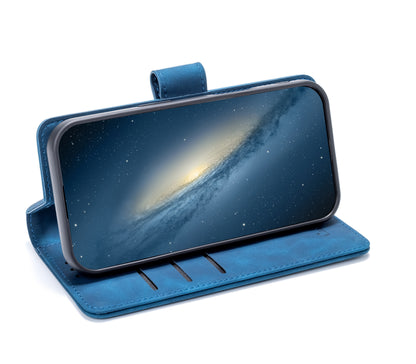 Apple iPhone 18 Pro Max Hoesje - Navy Blue - 2 in 1 MagSafe Bookcase