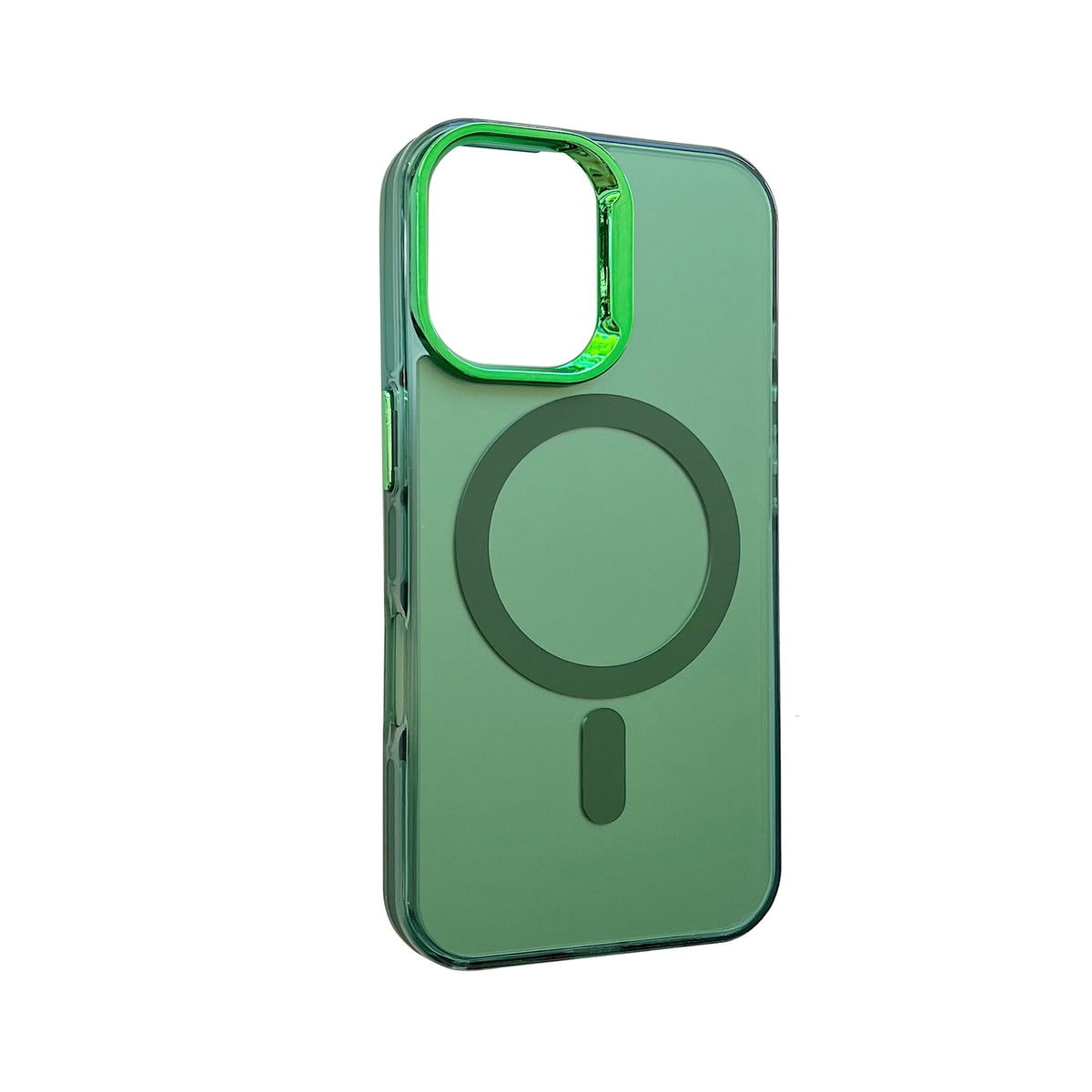 iPhone 14 Hoesje - Groen - Fusion Armor MagSafe Back Cover