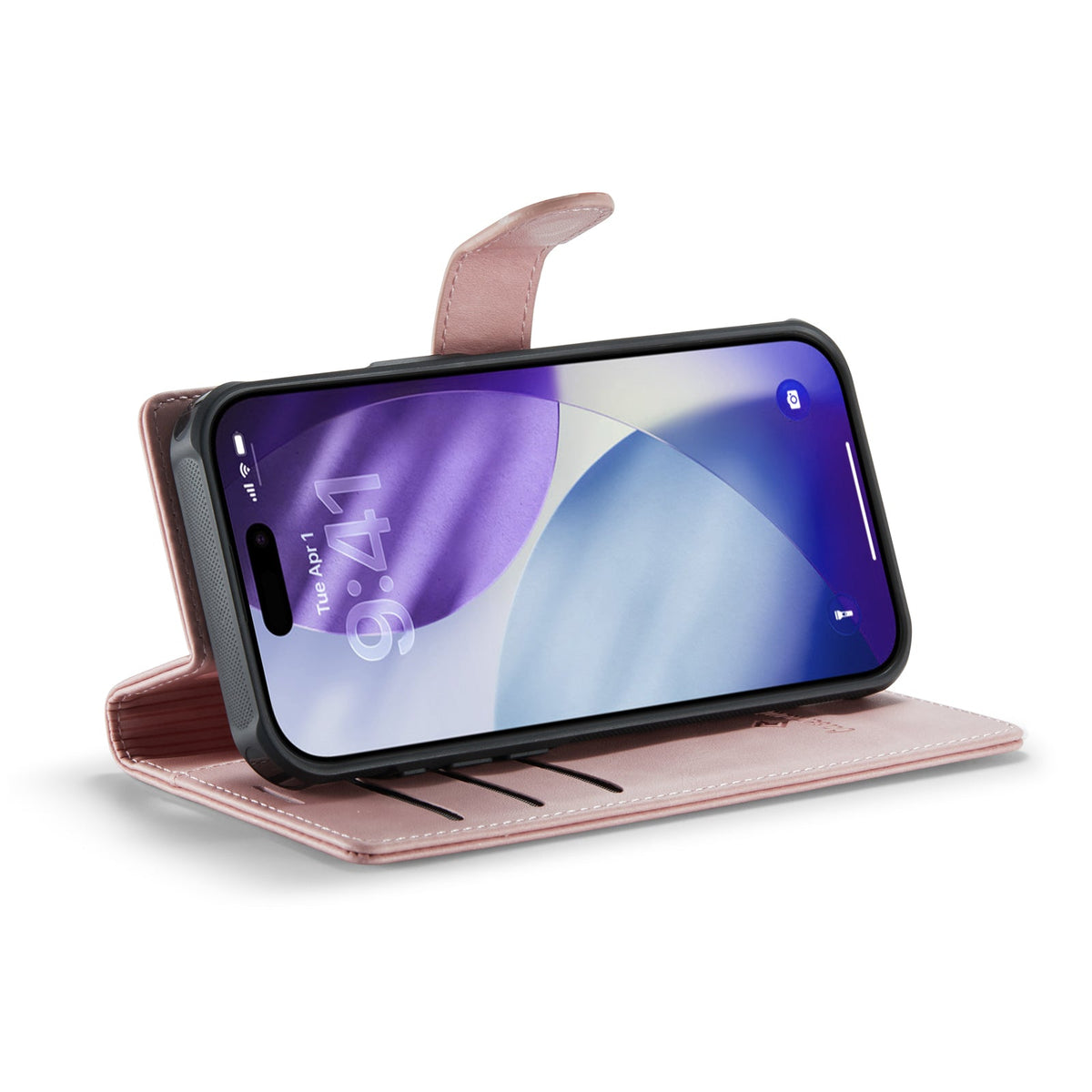 Apple iPhone 18 Pro Max Hoesje - Pale Pink - Luxe 2 in 1 MagSafe Bookcase