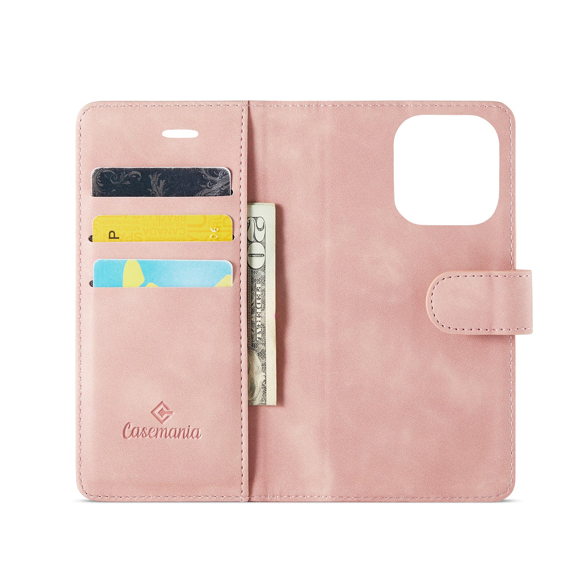 Apple iPhone 16 Pro Case - Pale Pink - 2-in-1 Wallet Case
