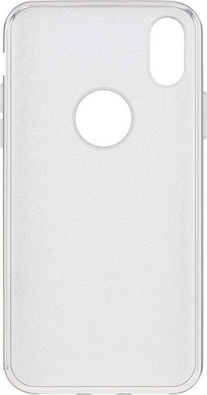 Apple iPhone Xs Max Case - Silver - Glitter Back Cover