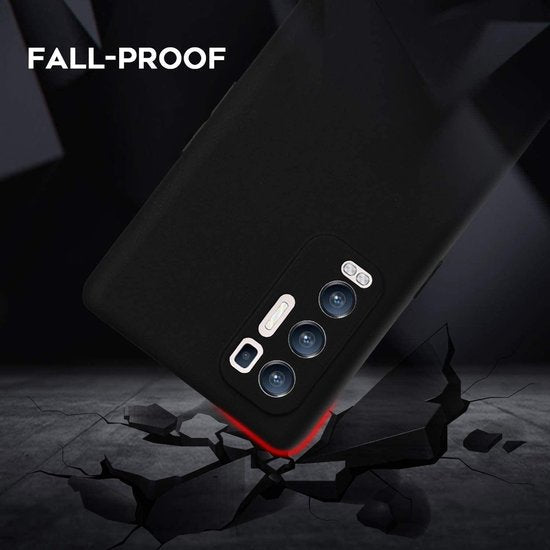 Coque Oppo Find X3 Neo 5G - Noir - Étui arrière en silicone