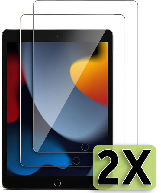Apple iPad 9 10.2 (2021) / 8 10.2 (2020) / 7 10.2 (2019) Schutzfolie - Full Cover - 2 Stück