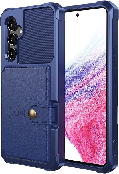 Samsung Galaxy A14 Hoesje - Blauw - RFID Back Cover