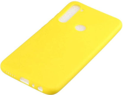 Samsung Galaxy A21 Hoesje - Geel - Siliconen Back Cover