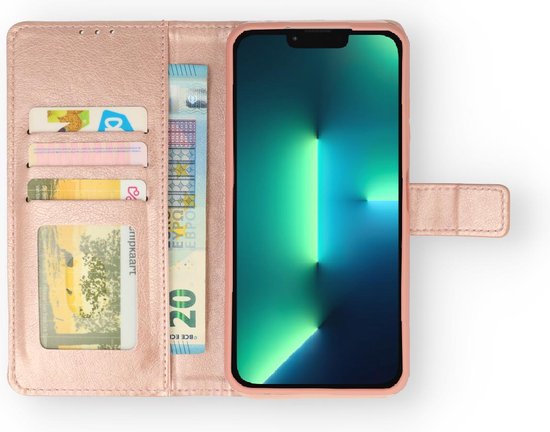Apple iPhone 13 Pro Hoesje - Roségoud - MagSafe Bookcase