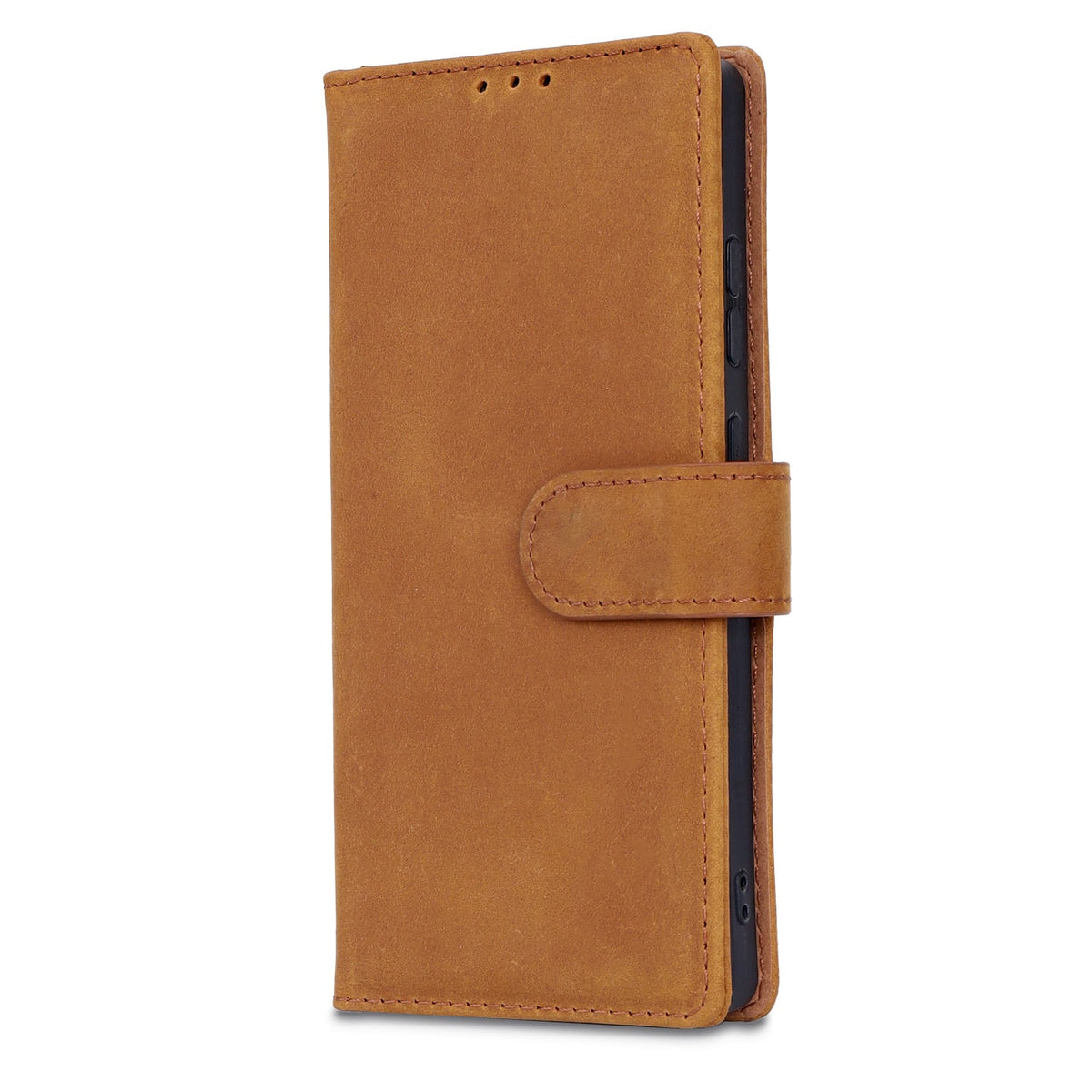 Samsung Galaxy S25 Ultra Case - Sienna Brown - Genuine Leather Wallet Case