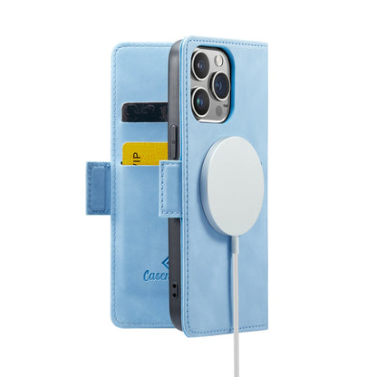 Apple iPhone 15 Pro Max Hoesje - Sky Blue - Portemonnee MagSafe Bookcase