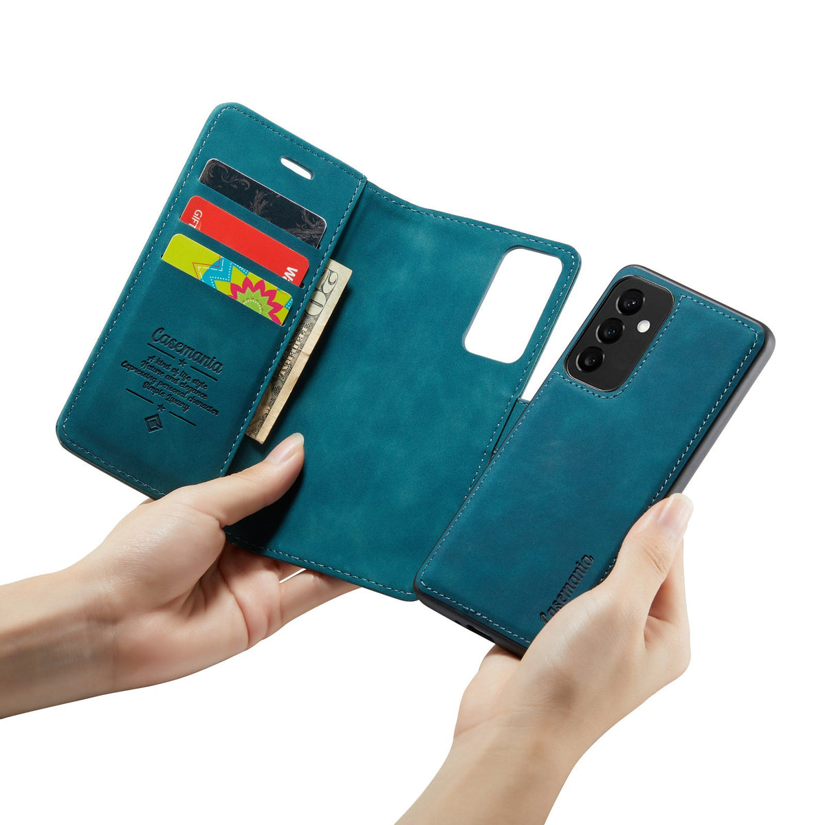 Samsung Galaxy A36 Hoesje - Emerald Green - 2 in 1 Bookcase