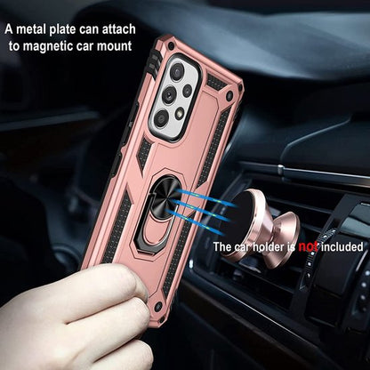 Samsung Galaxy A33 5G Hoesje - Roségoud - Armor Kickstand Back Cover
