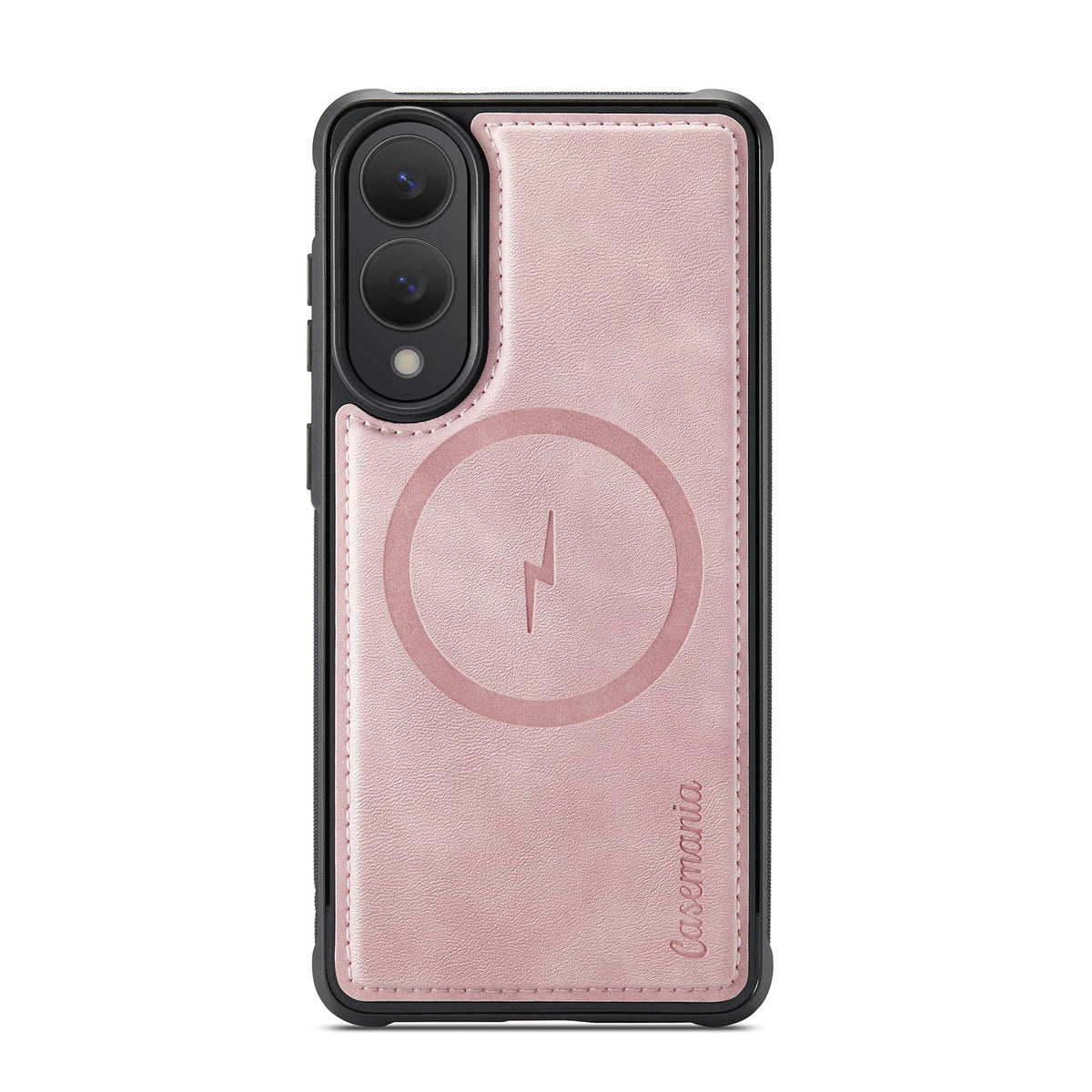 Samsung Galaxy S25 Edge Hoesje - Pale Pink - Luxe 2 in 1 MagSafe Bookcase