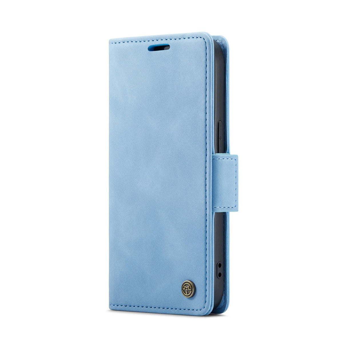 Apple iPhone 15 Hülle - Sky Blue - Portemonnaie-MagSafe-Klapphülle mit Kartenfach