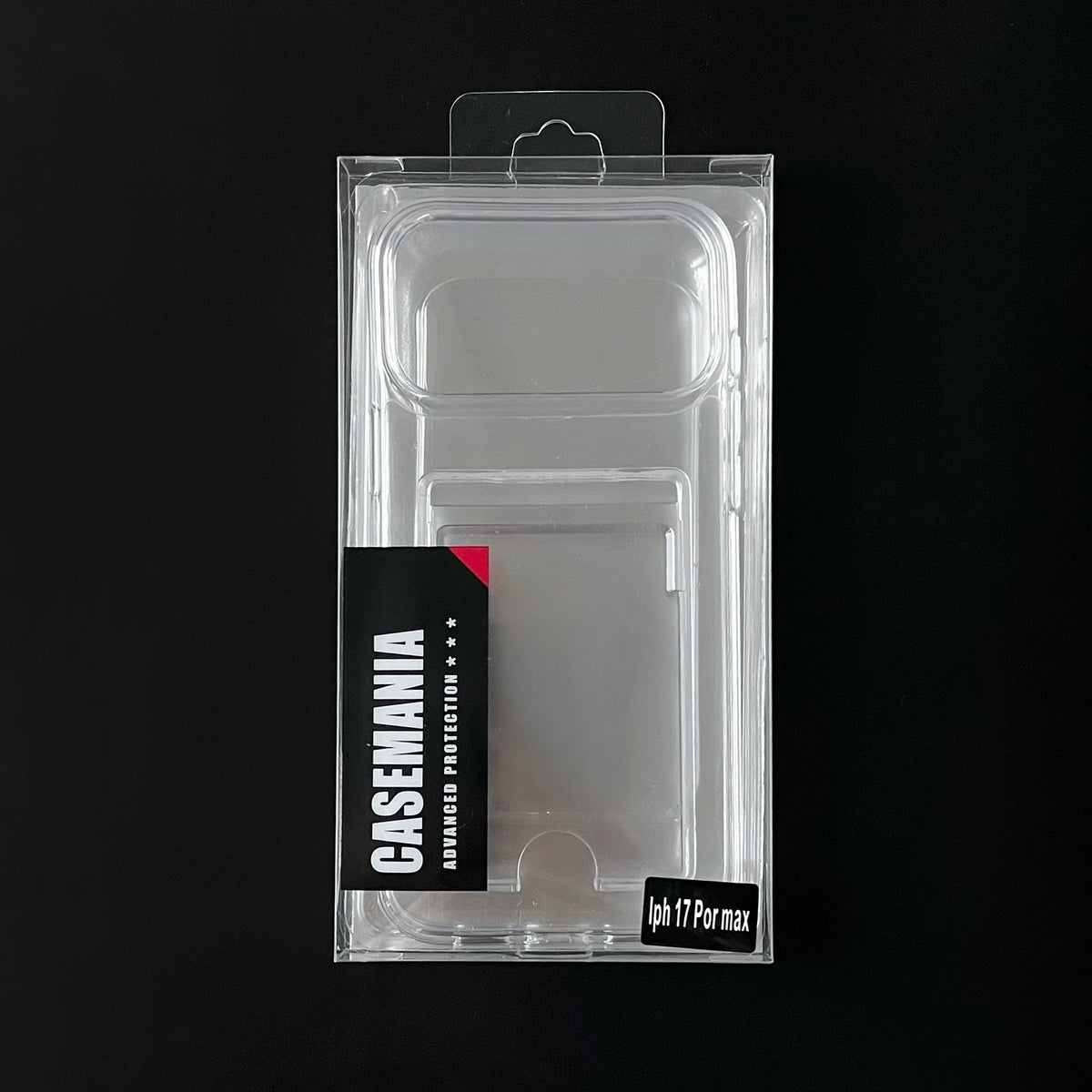 Apple iPhone 18 Pro Max Hoesje - Transparant met Kaarthouder - Siliconen Back Cover met Pasjeshouder