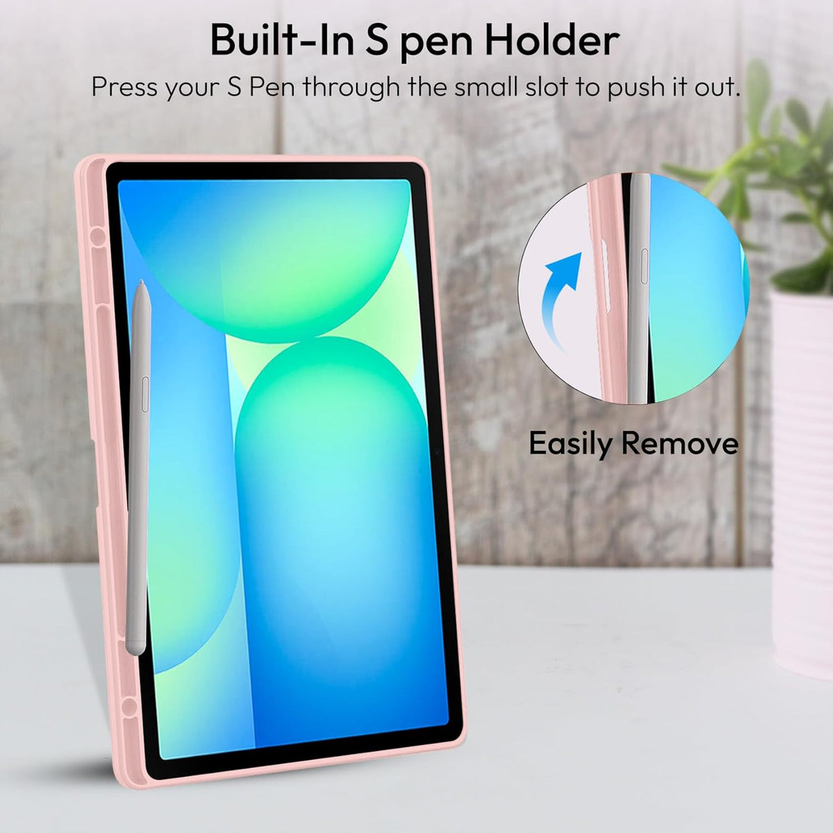 Samsung Galaxy Tab S10 Lite Tablet-Hülle - Rosa - Smart Cover