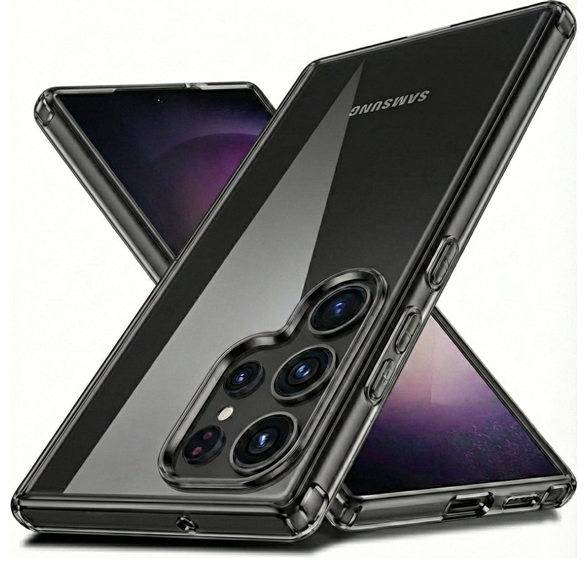 Samsung Galaxy S26 Ultra Hoesje - Transparant - Liquid Siliconen Camera Back Cover