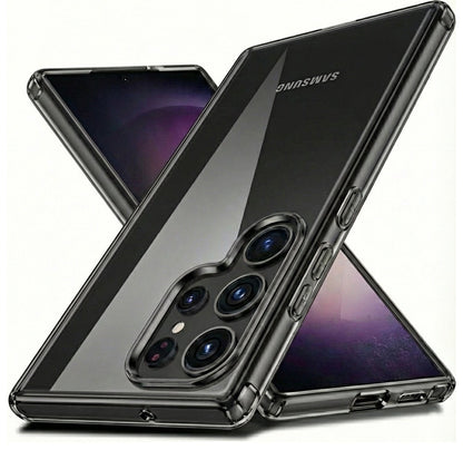 Samsung Galaxy S26 Ultra Hoesje - Transparant - Liquid Siliconen Camera Back Cover