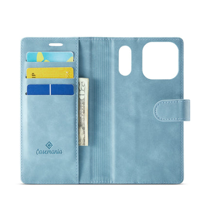 Apple iPhone 17 Pro Hoesje - Aqua Blue - Luxe 2 in 1 MagSafe Bookcase