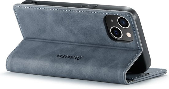 Apple iPhone 13 Mini Hoesje - Shadow Gray - Dunne Bookcase