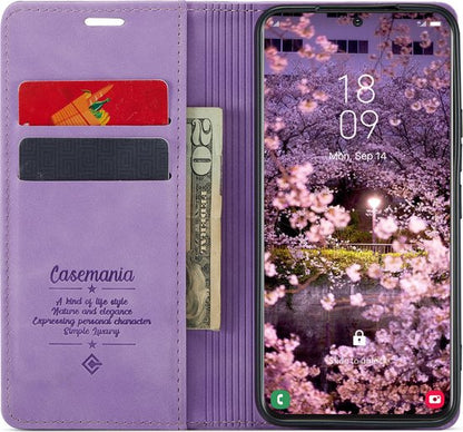 Samsung Galaxy S22 Plus Hoesje - Bright Lila - Dunne Bookcase