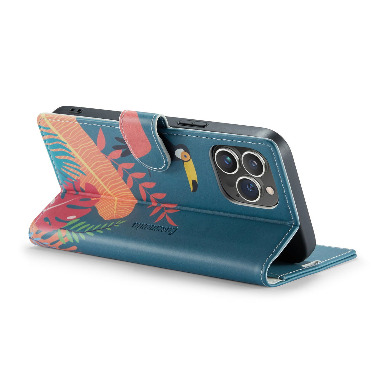 Apple iPhone 14 Pro Max Hoesje - Tropica - Print Bookcase