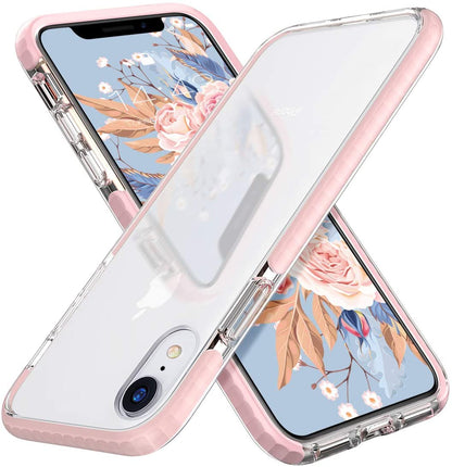 Apple iPhone XR Hoesje - Roze - Anti-Shock Back Cover