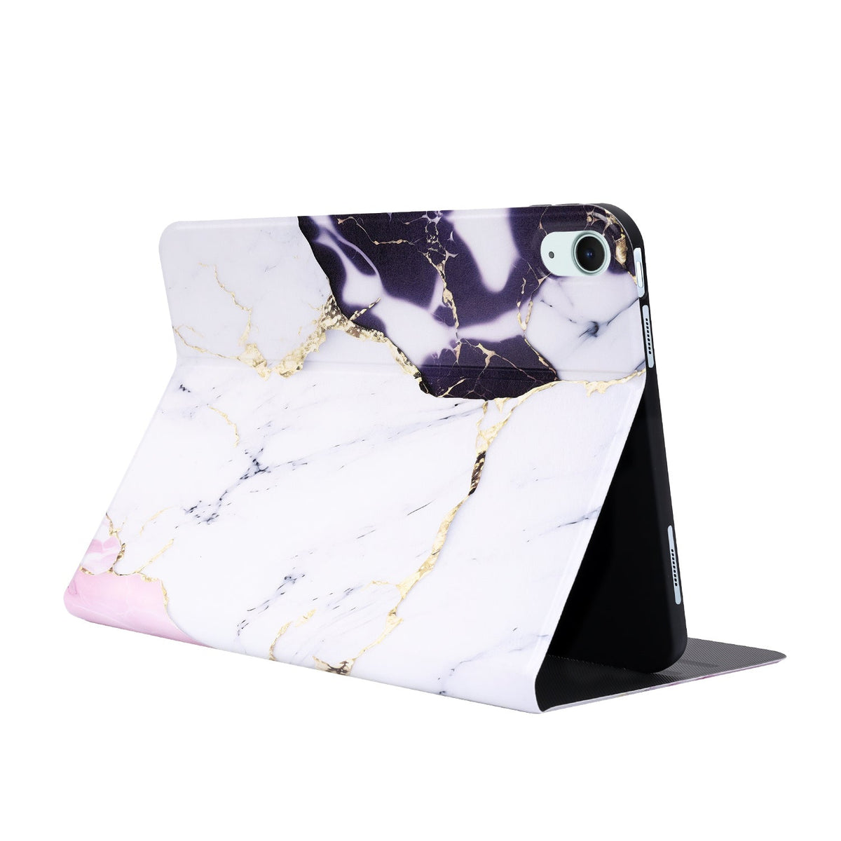 Apple iPad 2022 (10th Gen) Tablethoes - Marmer Paars - Smart Cover