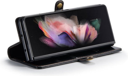Samsung Galaxy Z Fold 3 Hoesje - Charcoal Gray - Dunne Bookcase