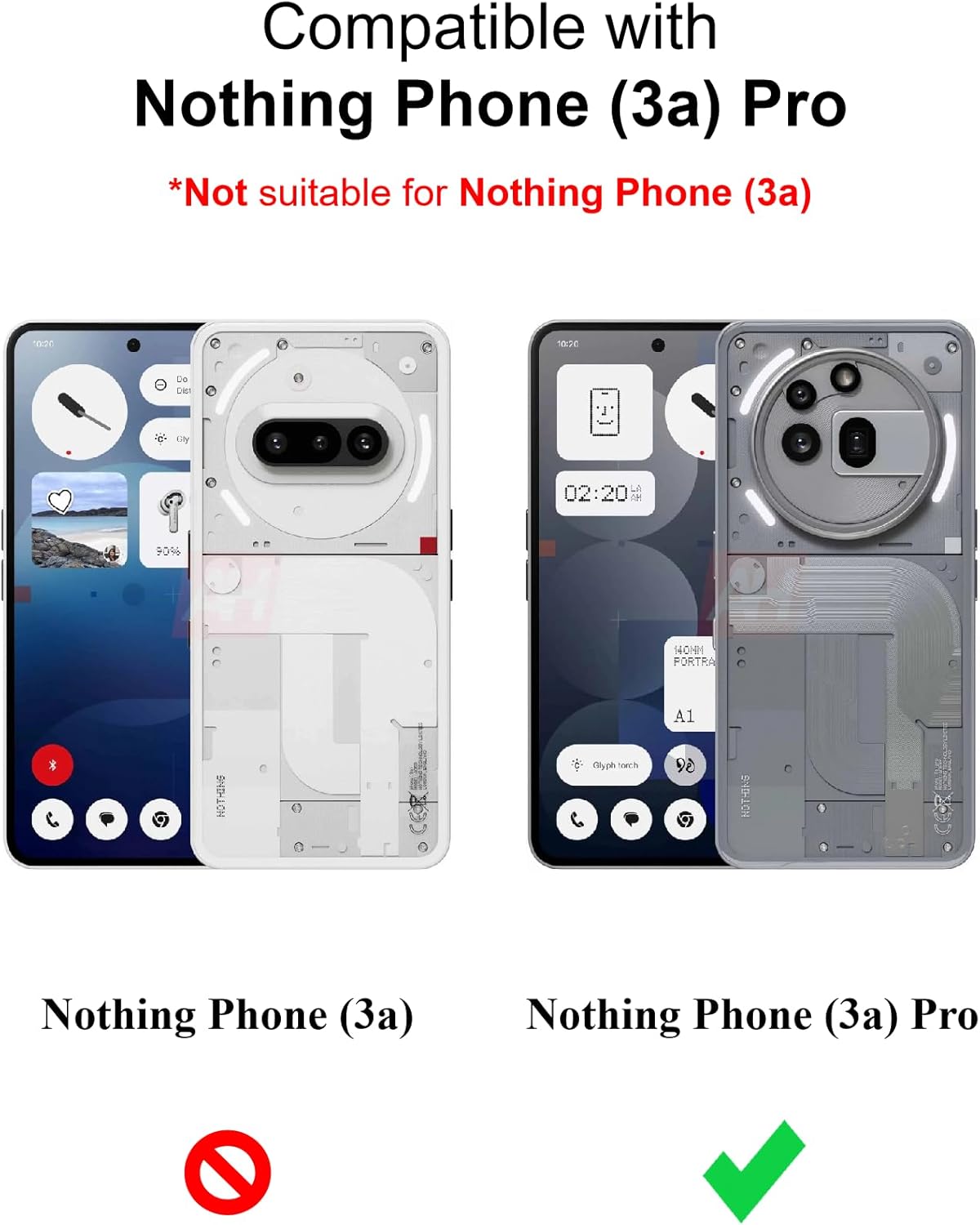 Nothing Phone (3a) Pro Hoesje - Zwart - Siliconen Back Cover