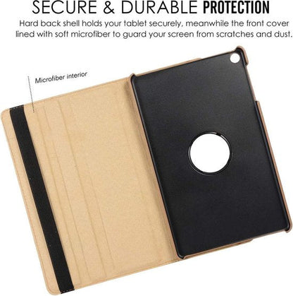 Samsung Galaxy Tab A 10.1 (2019) Tablethoes - Goud - Draaibare Bookcase