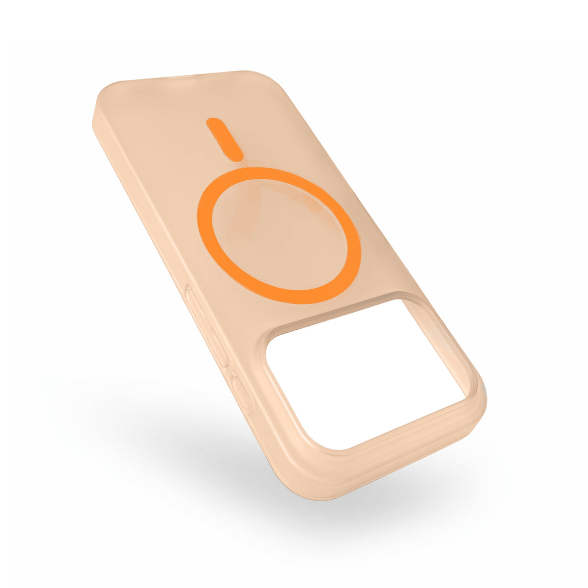 Apple iPhone 18 Pro Max Hoesje - Oranje - Frosted Matte Hardcase MagSafe Back Cover